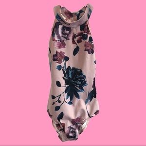 Gorgeous floral leotard-size small